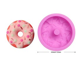 Molde silicona dona decorada individual 